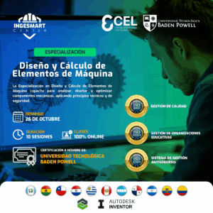 Especialización en Diseño y Cálculo de Elementos de Máquina