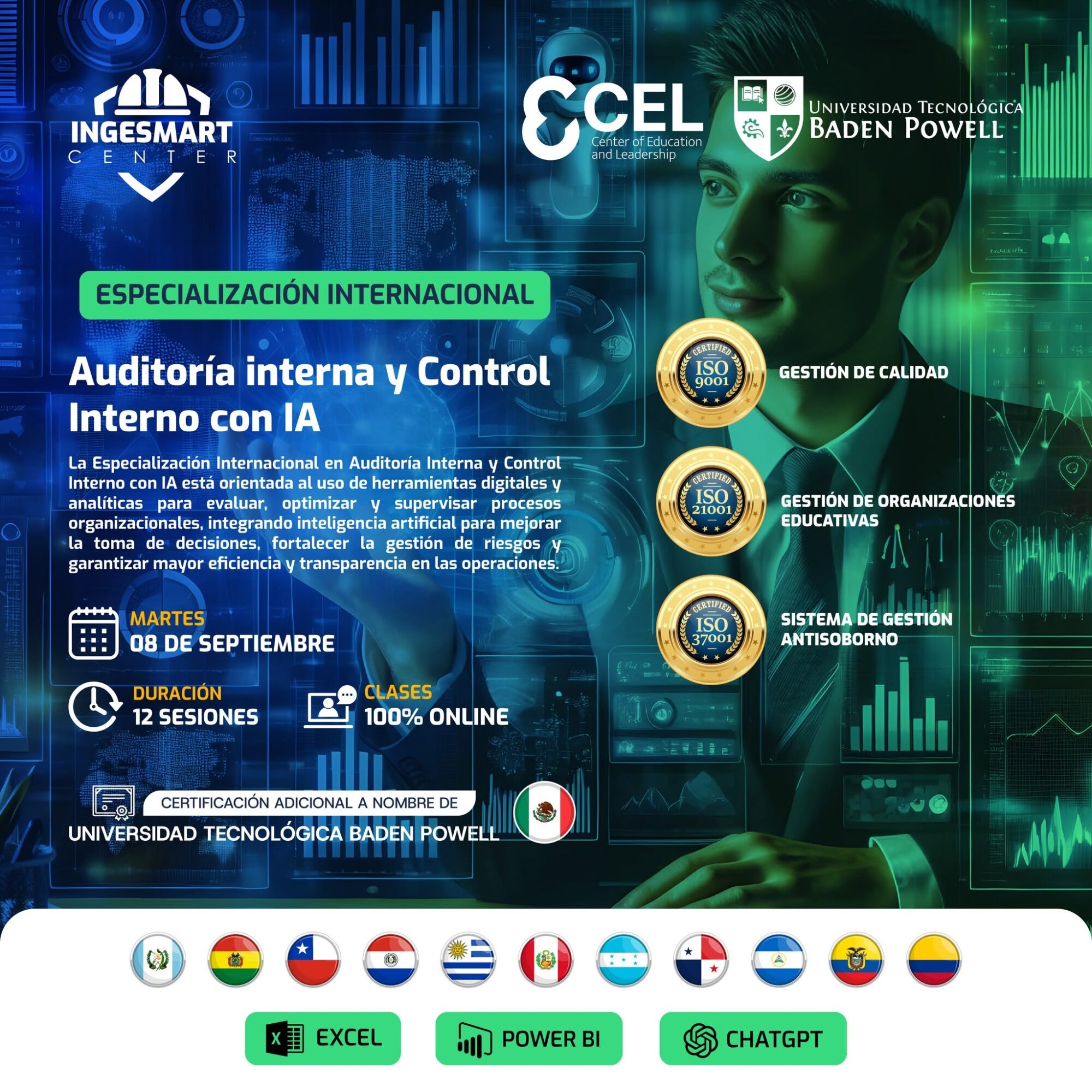 Especialización Internacional en Auditoría Interna y Control Interno con IA