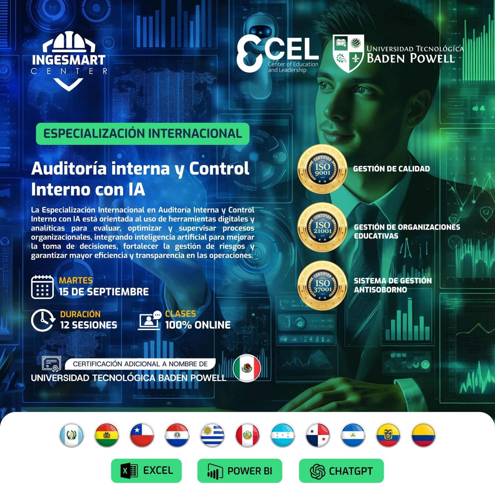 Especialización Internacional en AuditorÃa Interna y Control Interno con IA