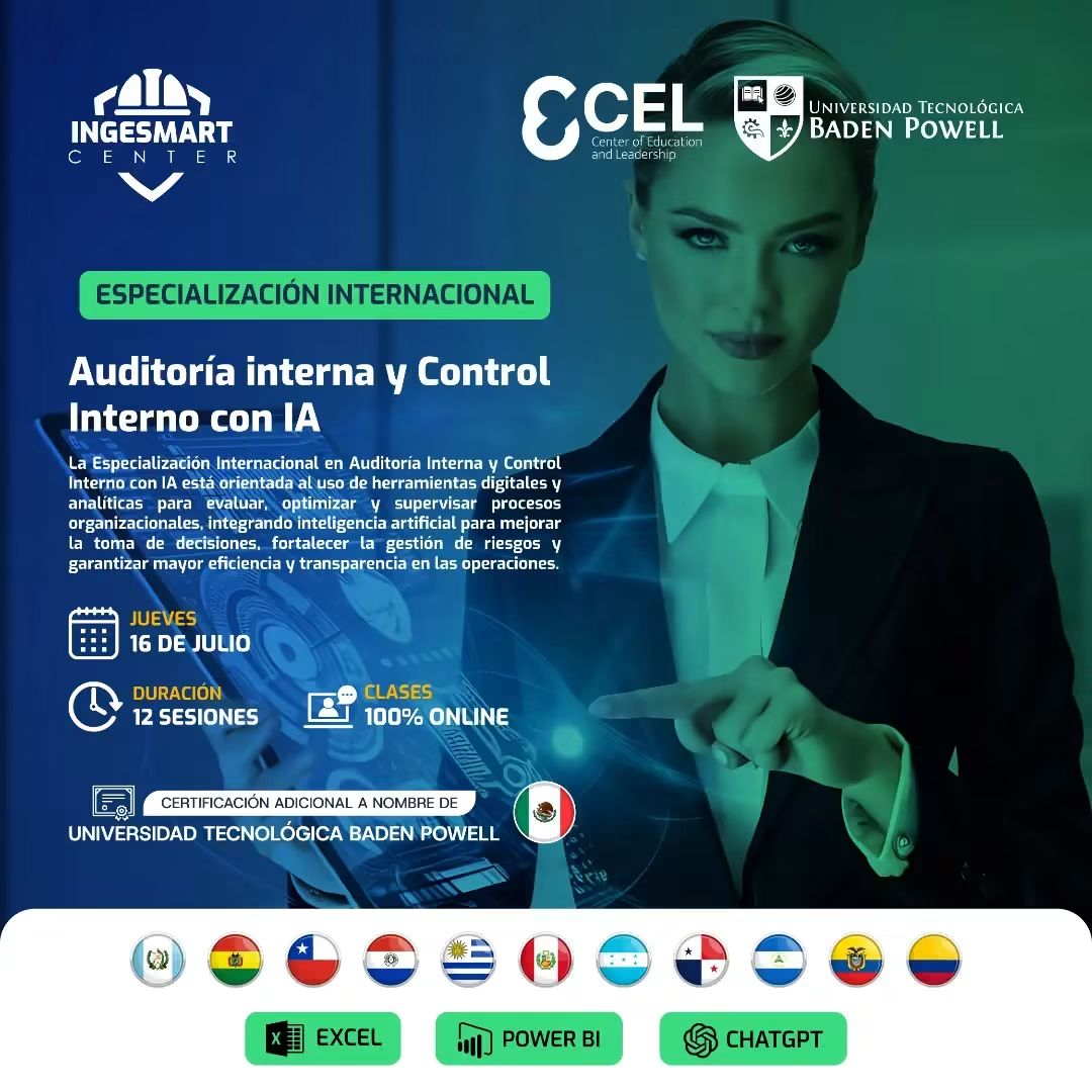 Especialización Internacional en Auditoría Interna y Control Interno con IA