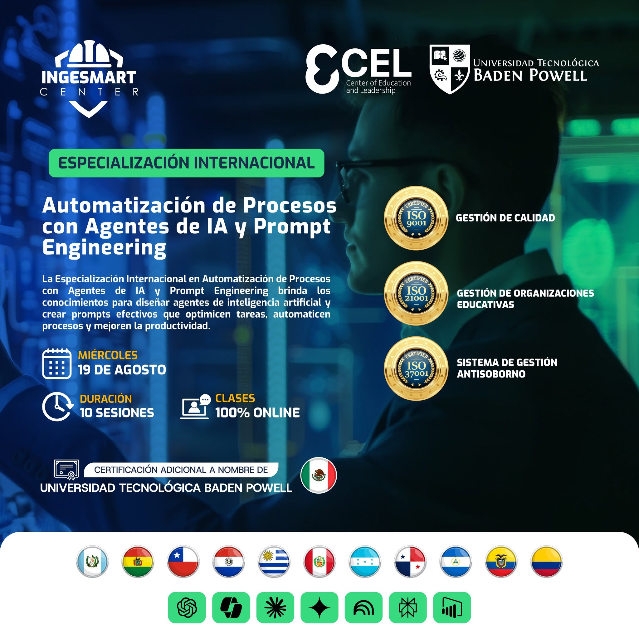 Especialización Internacional en Automatización de Procesos con Agentes de IA y Prompt Engineering