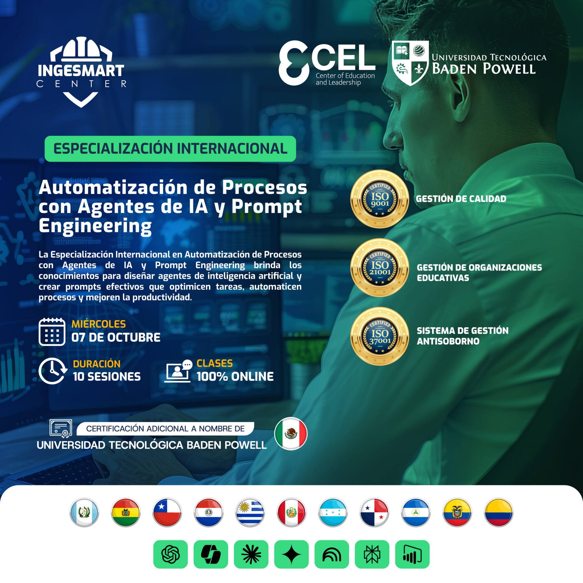 Especialización Internacional en Automatización de Procesos con Agentes de IA y Prompt Engineering